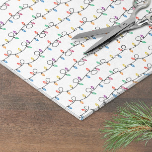 Papier Mousseline Lumières de Noël