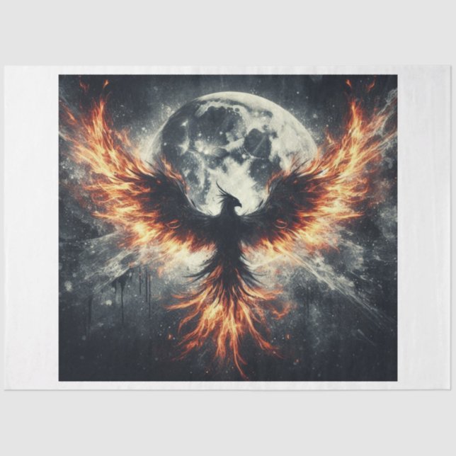 Papier Mousseline Luna Phoenix (Recto)