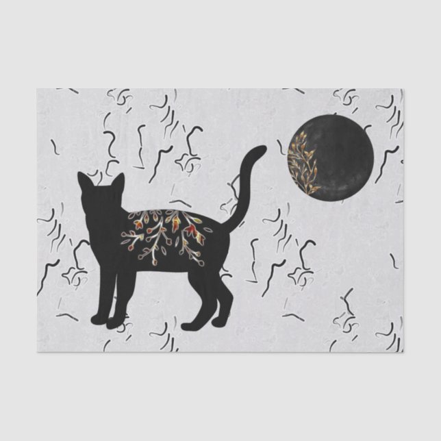 Papier Mousseline Lune ombragée (Recto)