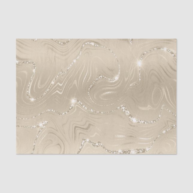 Papier Mousseline Luxe Champagne Arrière - plan Parties scintillant  (Recto)