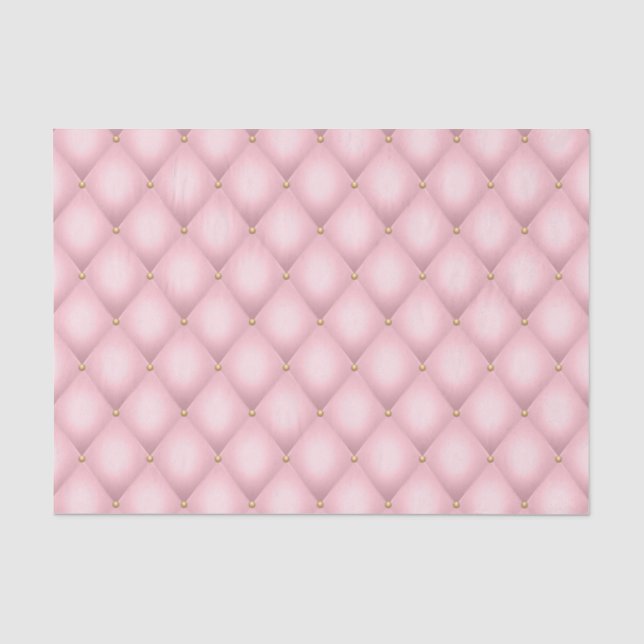 Papier Mousseline Luxueux Motif en diamant verni rose (Recto)