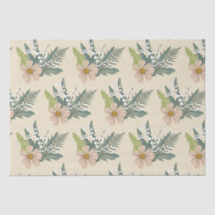 Papier Mousseline Lys de la Vallée Jardin Floral