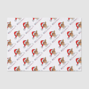 Papier Mousseline Ma première Girafe de Noël
