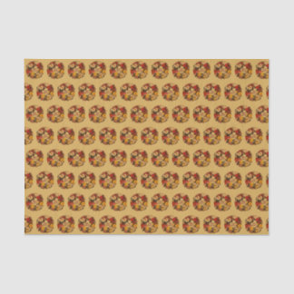 Papier Mousseline Mabon Automne Equinox Wreath on Fall Gold