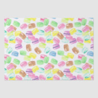 Macaron français à l'aquarelle | Motif Macaron