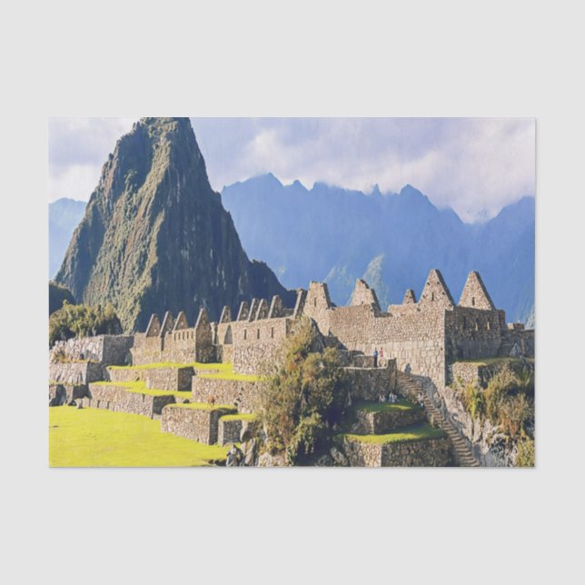 Papier Mousseline MACHU PICCHU - Pérou - voir (Recto)