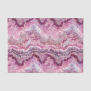 Papier Mousseline Macro rose Agate Stone