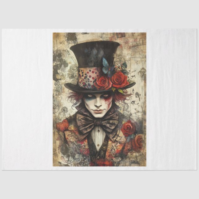 Papier Mousseline Mad Hatter (Recto)