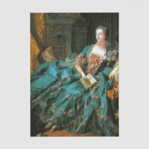 Papier Mousseline Madame de Pompadour par François Boucher