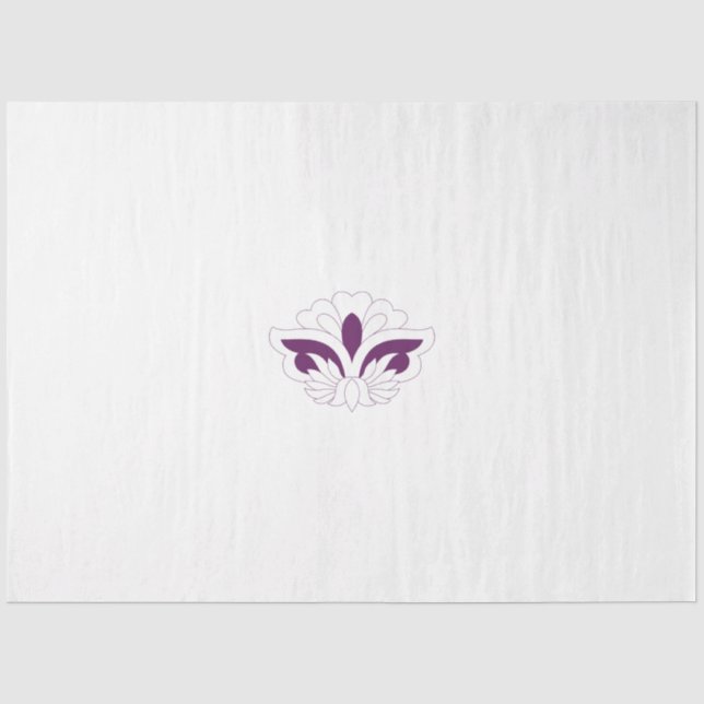 Papier Mousseline Magenta rouge décoratif (Recto)