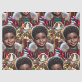 Papier Mousseline Magic in His Hands: A Christmas Spark