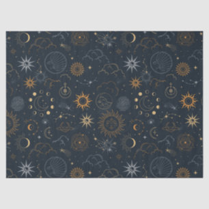 Papier Mousseline Magie vectorielle avec constellations magique de l