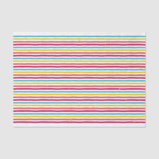 Papier Mousseline Magique Fun Fun Twinkly Striped Candy (Recto)
