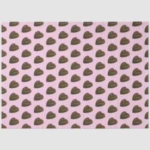 Papier Mousseline Magnifique motif de cœur en chocolat