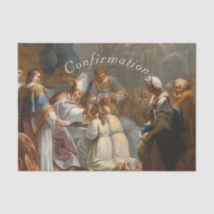 Papier Mousseline Magnifique sacrement de la confirmation