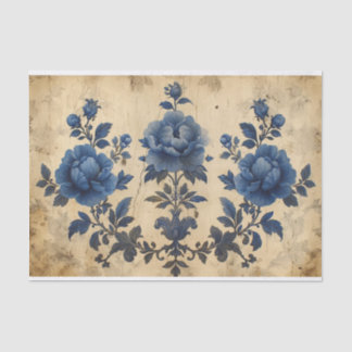 Papier Mousseline Magnifique Toile de Jouy en âge