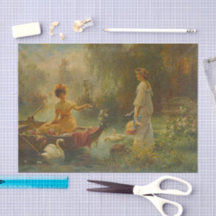 Papier Mousseline Mail de Across the Pond par Hans Zatzka