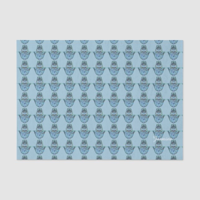 Papier Mousseline Main Mosaic Hamsa (Recto)