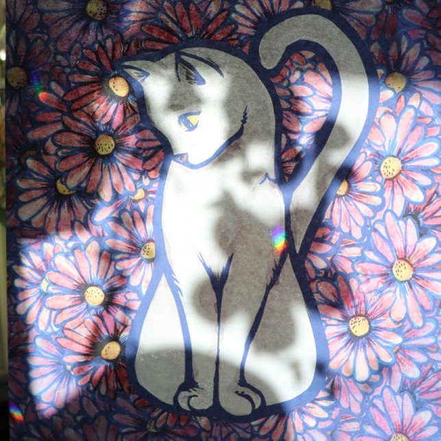 Papier Mousseline Maisies blanches de chats (Créateur téléchargé)