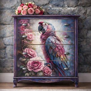 Papier Mousseline Majesté Rosée Découpage