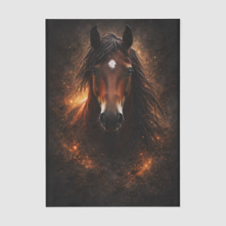 Papier Mousseline Majestic Bay Horse, Golden Glow FH2L Découpage
