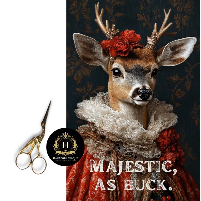 Papier Mousseline Majestic Comme Buck Sassy Deer Découpage (Créateur téléchargé)