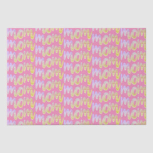 Papier Mousseline Maman tout sur impression