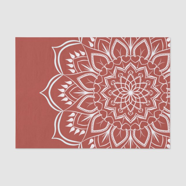 Papier Mousseline Mandala boho bohemian (Recto)