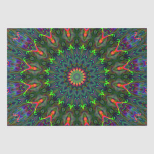 Papier Mousseline mandala couleur rgb