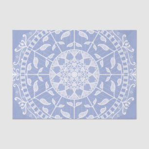 Papier Mousseline Mandala de myrtille
