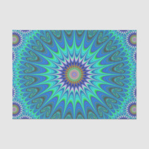 Papier Mousseline Mandala frais