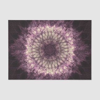 Papier Mousseline Mandala violet