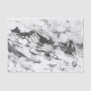 Papier Mousseline Marbre blanc et gris