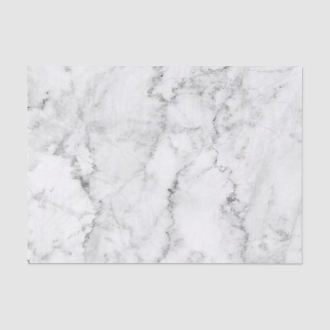 Papier Mousseline Marbre gris clair et blanc Faux (Recto)