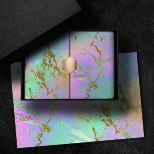 Papier Mousseline Marbre Millénaire   Ombré Pastel Arc-en-ciel Joueu