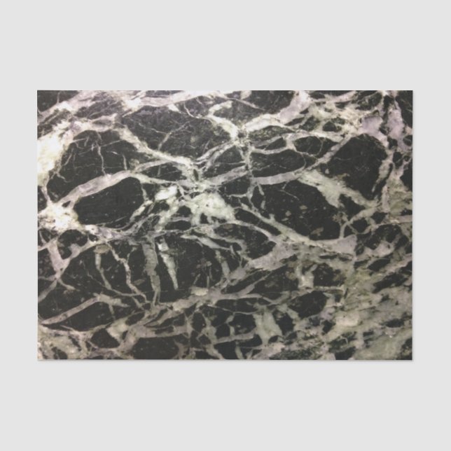 Papier Mousseline Marbre noir (Recto)