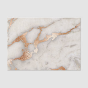 Papier Mousseline Marbre Rose or Coral Pêcher gris cuivre