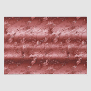 Papier Mousseline Marbre rouge brillant