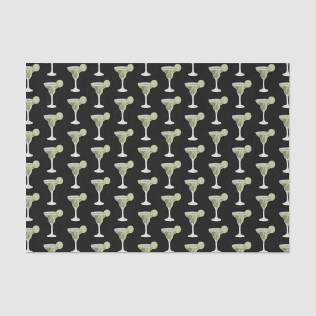 Papier Mousseline Margarita Black (Recto)