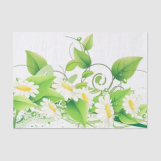 Papier Mousseline Marguerites