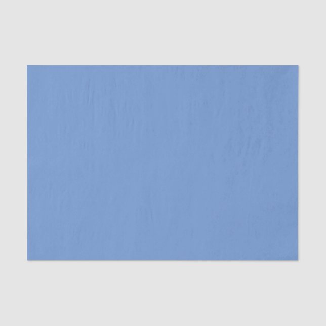 Papier Mousseline Mariage bleu Cornflowe (Recto)