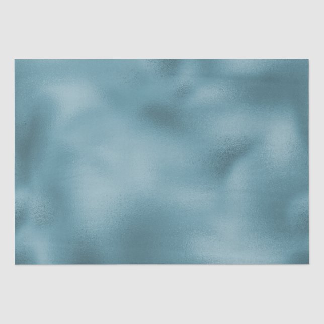 Papier Mousseline Mariage bleu turquoise (Recto)