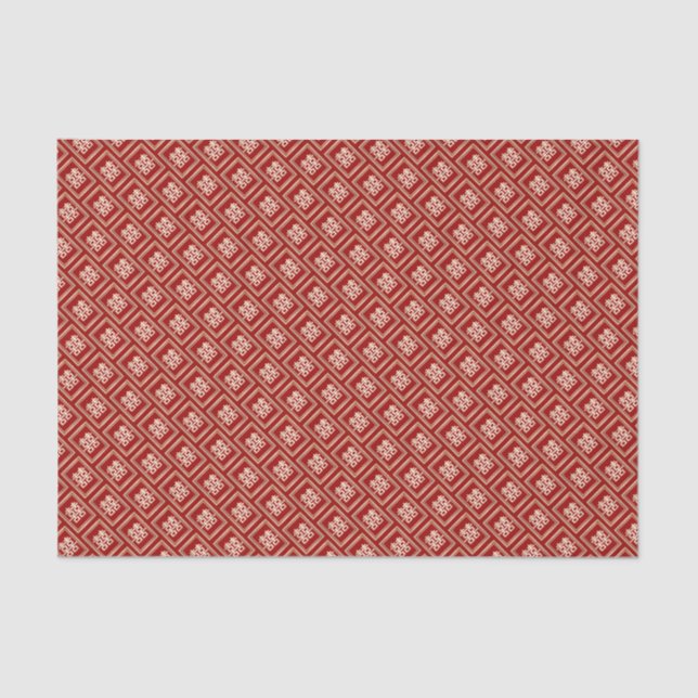 Papier Mousseline Mariage chinois à double bonheur (Recto)