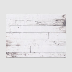 Papier Mousseline Mariage de ferme rustique en bois blanc shabby chi