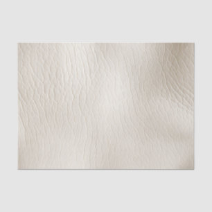 Papier Mousseline Mariage en simili cuir crème blanc