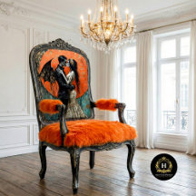 Mariage gothique Squelette Sirène Découpage du crâ