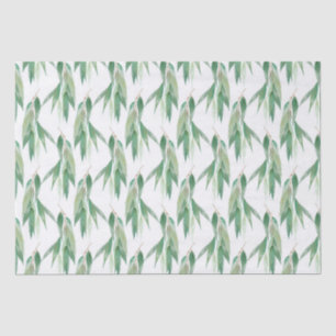 Papier Mousseline Mariage Green Gold Eucalyptus Glitz