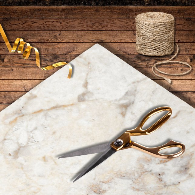 Papier Mousseline Mariage moderne en marbre beige gris gris (Créateur téléchargé)