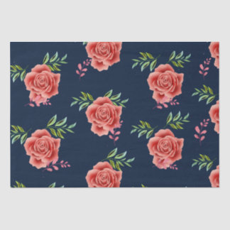 Papier Mousseline Mariage rose