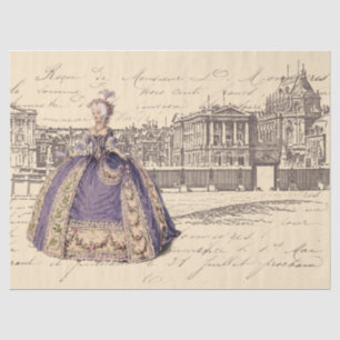 Papier Mousseline Marie Antoinette à Versailles Tissus Paper